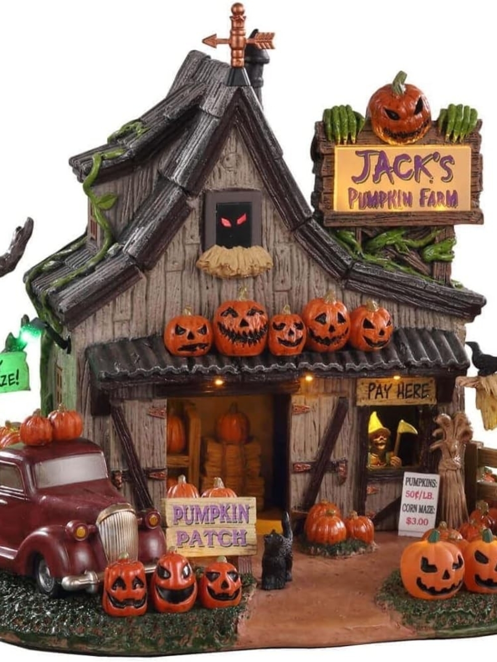 Lemax Halloween Jack Pumpkin Patch Haunted House